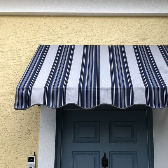 Awntech 7 ft Dallas Retro  153Fixed Awning (88.5...