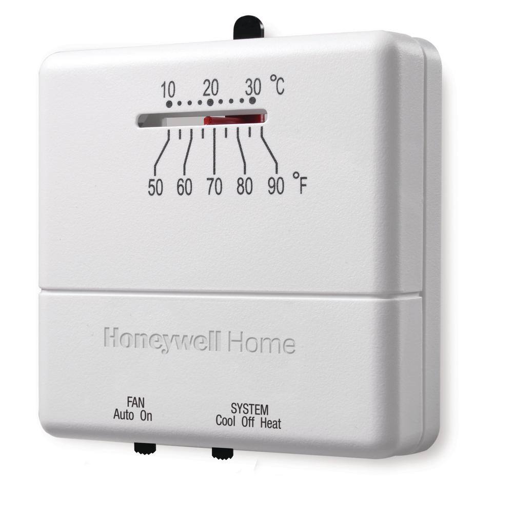 Honeywell Home Economy Non-Programmable Thermostat with 1H1C Single Stage Heating and Cooling CT31A