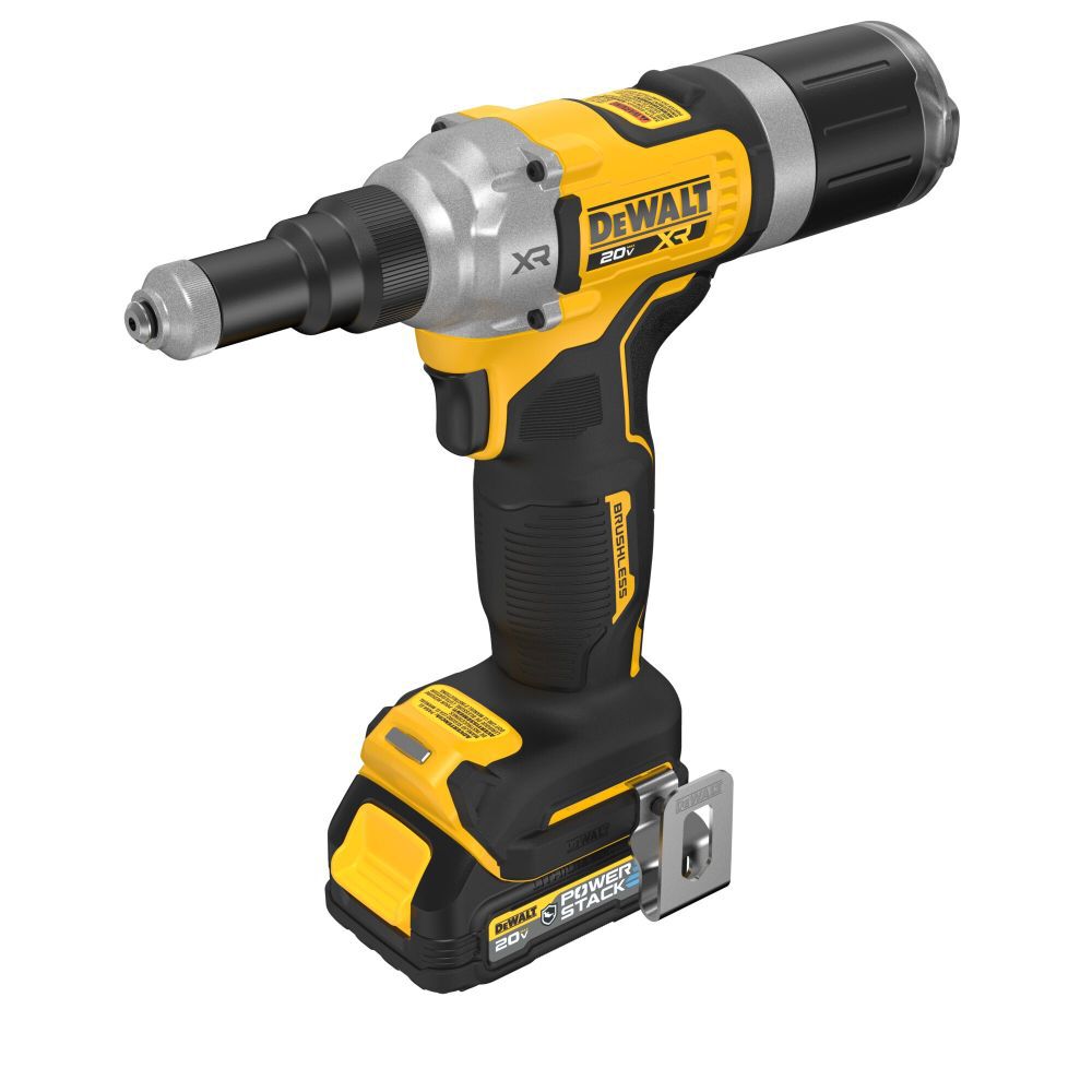 DEWALT 20V MAX XR Cordless 1/4 in Rivet Tool 5Ah Kit DCF414GE2 from DEWALT