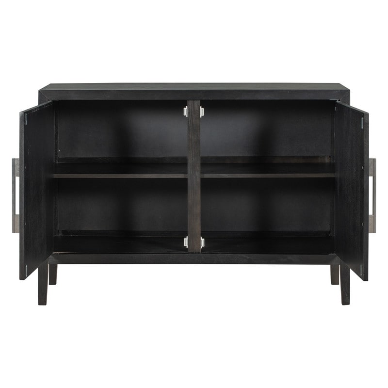 Storage Cabinet Sideboard with Metal handles for Entryway  Living Room