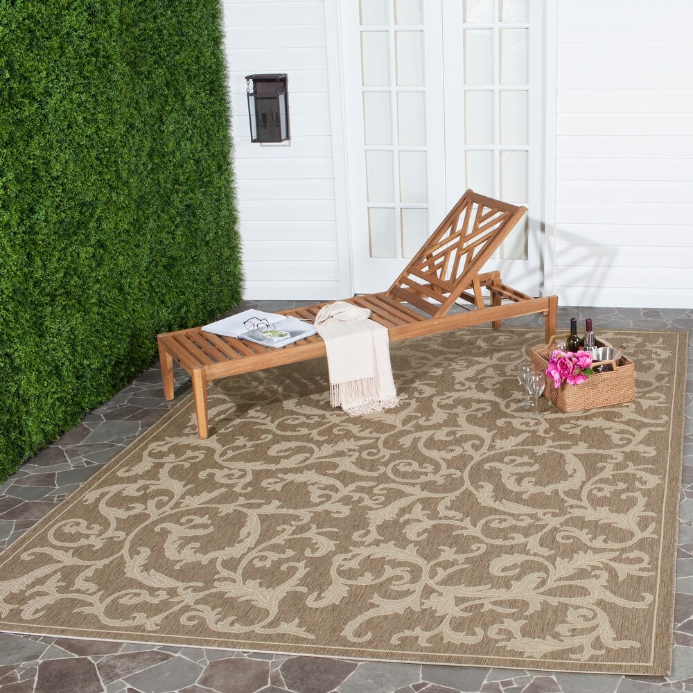 SAFAVIEH Courtyard Darline Indoor/ Outdoor Waterproof Patio Backyard Rug