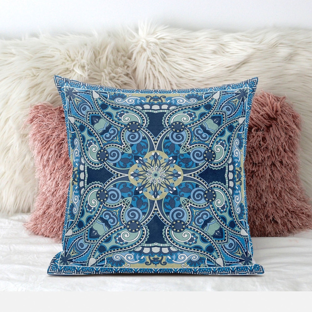 Amrita Sen Paisley Mural Indoor Outdoor Pillow