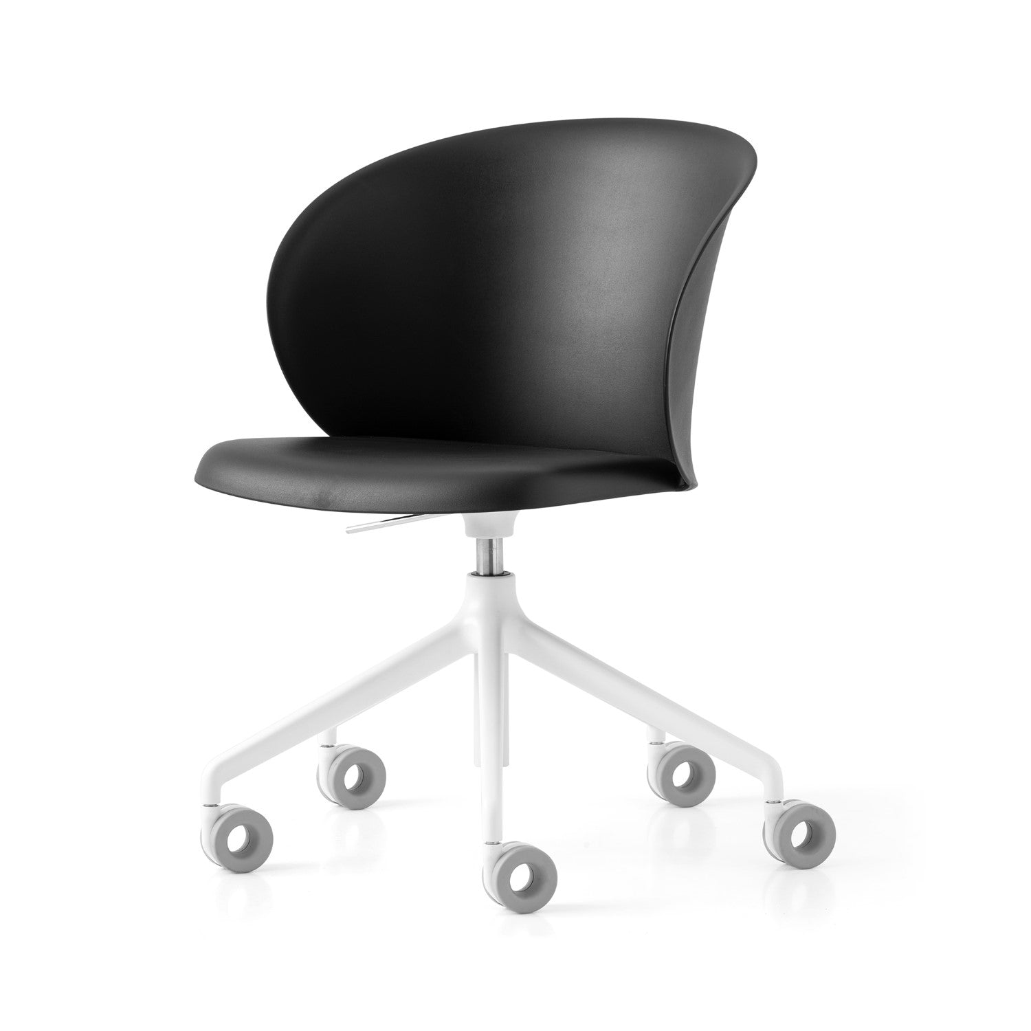 Tuka Indoor/Outdoor Optic White Base Swivel Office Chair