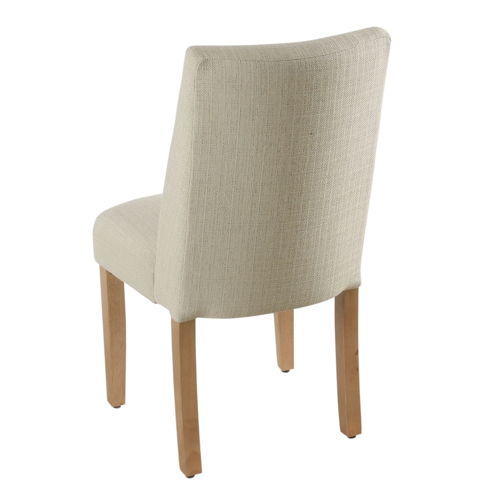 The Gray Barn Dragonfly Curved Back Stain resistant Textured Linen Single Dining Chair