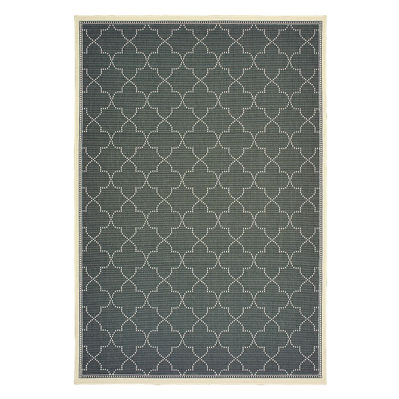 StyleHaven Mainland Moroccan Lattice Indoor Outdoor Rug