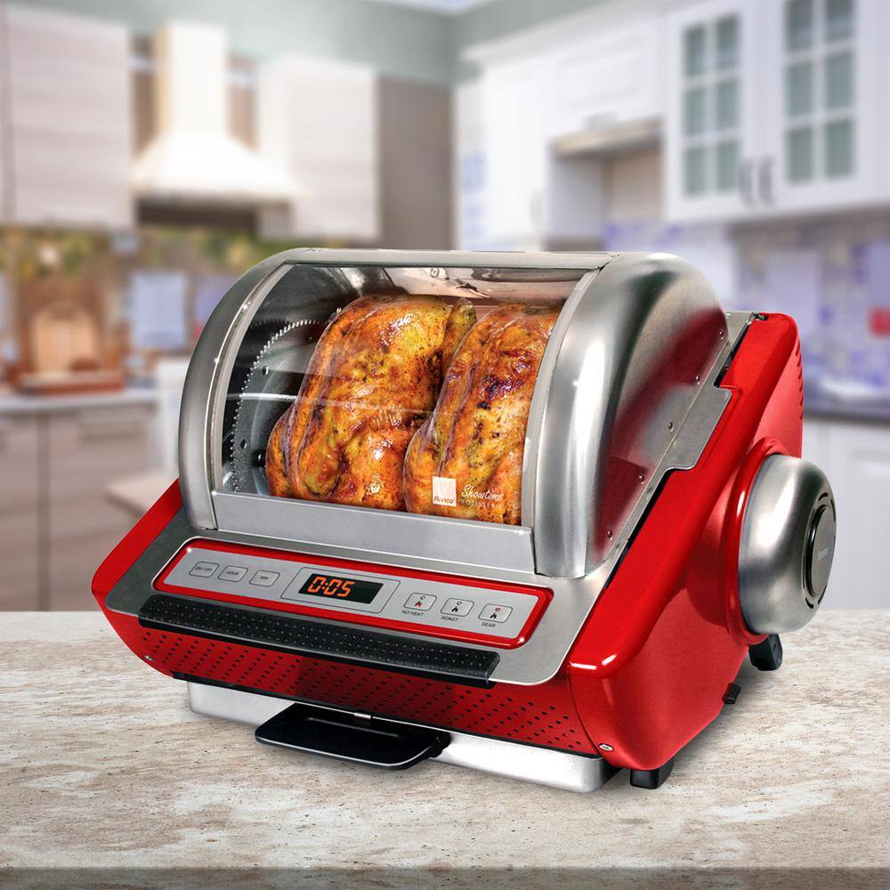 Ronco EZ-Store Red Countertop Rotisserie Oven ST5250RED