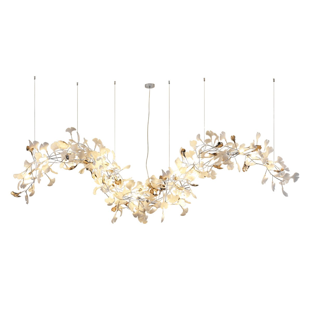 Ginkgo Tip Tlying Chandelier