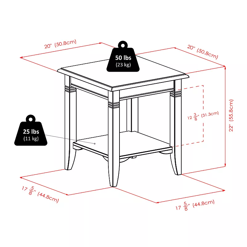 Winsome Nolan End Table