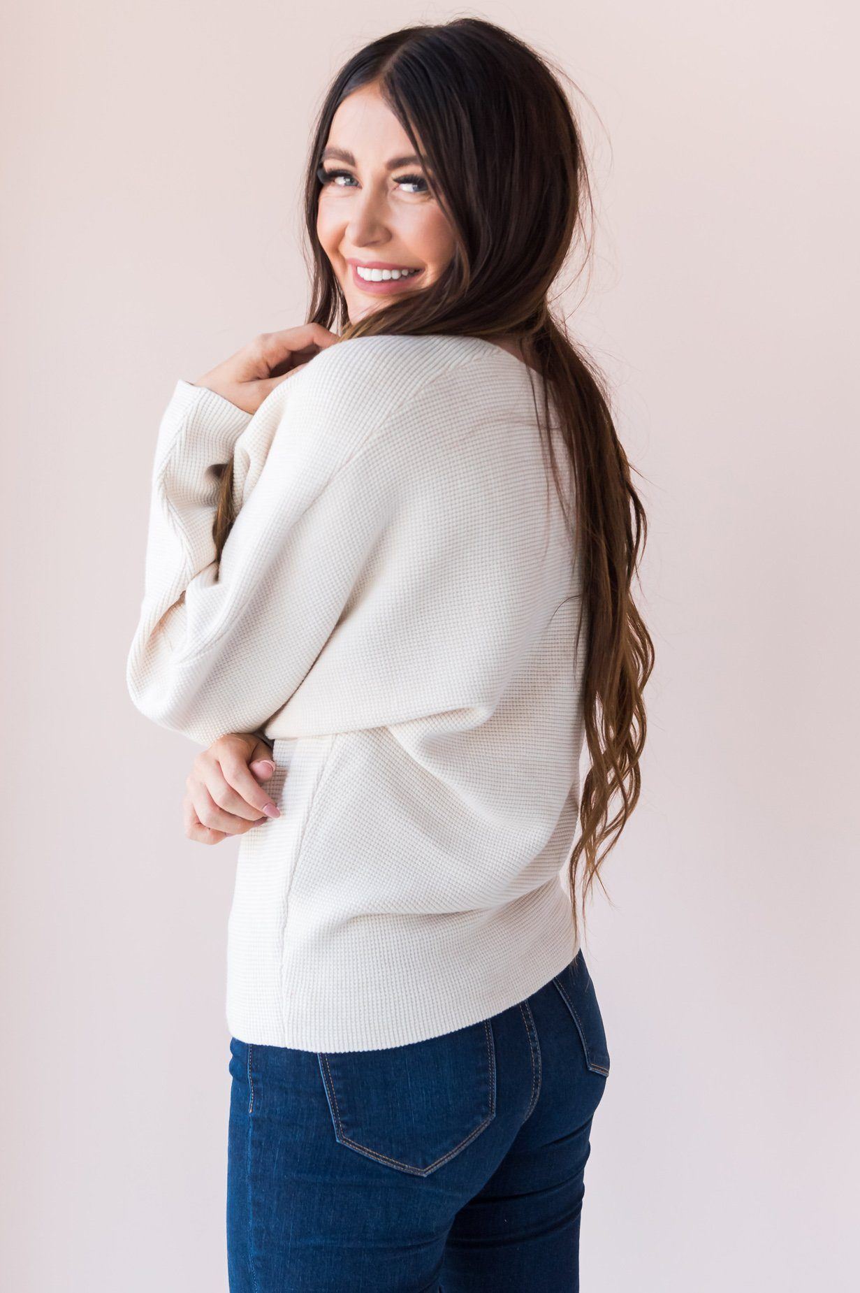 The Simple Hello Modest Sweater