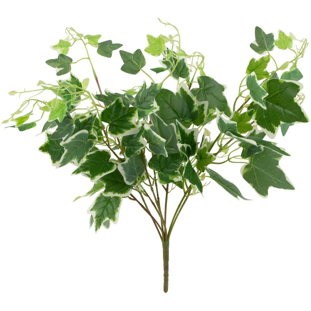 Ivy Artificial Hanging Spring Floral Bush Green white