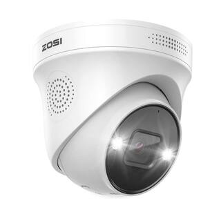 ZOSI ZG2258D ZG2258A 4K 8MP PoE Wired IP Security Camera with Night Vision 2-Way Audio Only Work with Same Brand NVR Model IPC-2258D-W-C