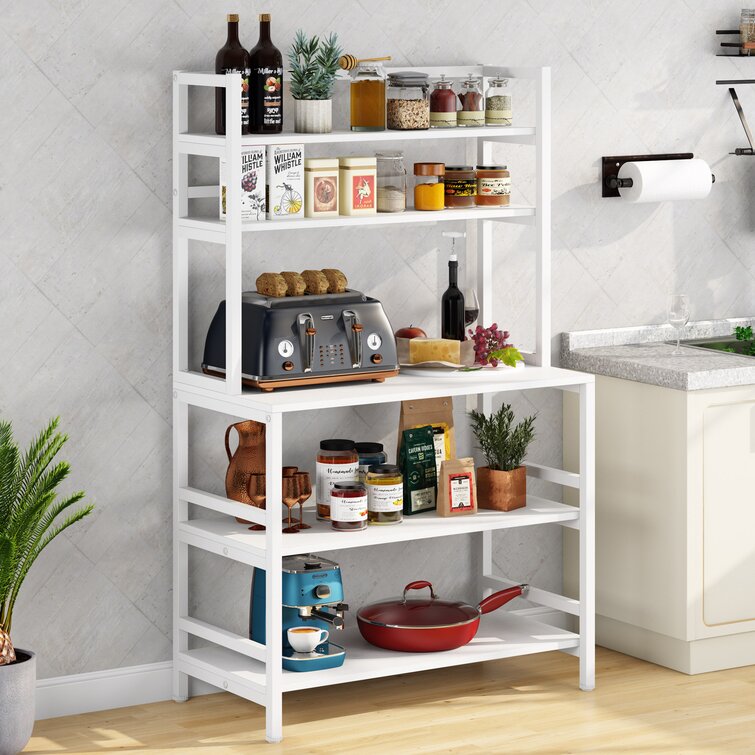 31.5'' Steel Standard Baker's Rack with Microwave Compatibility