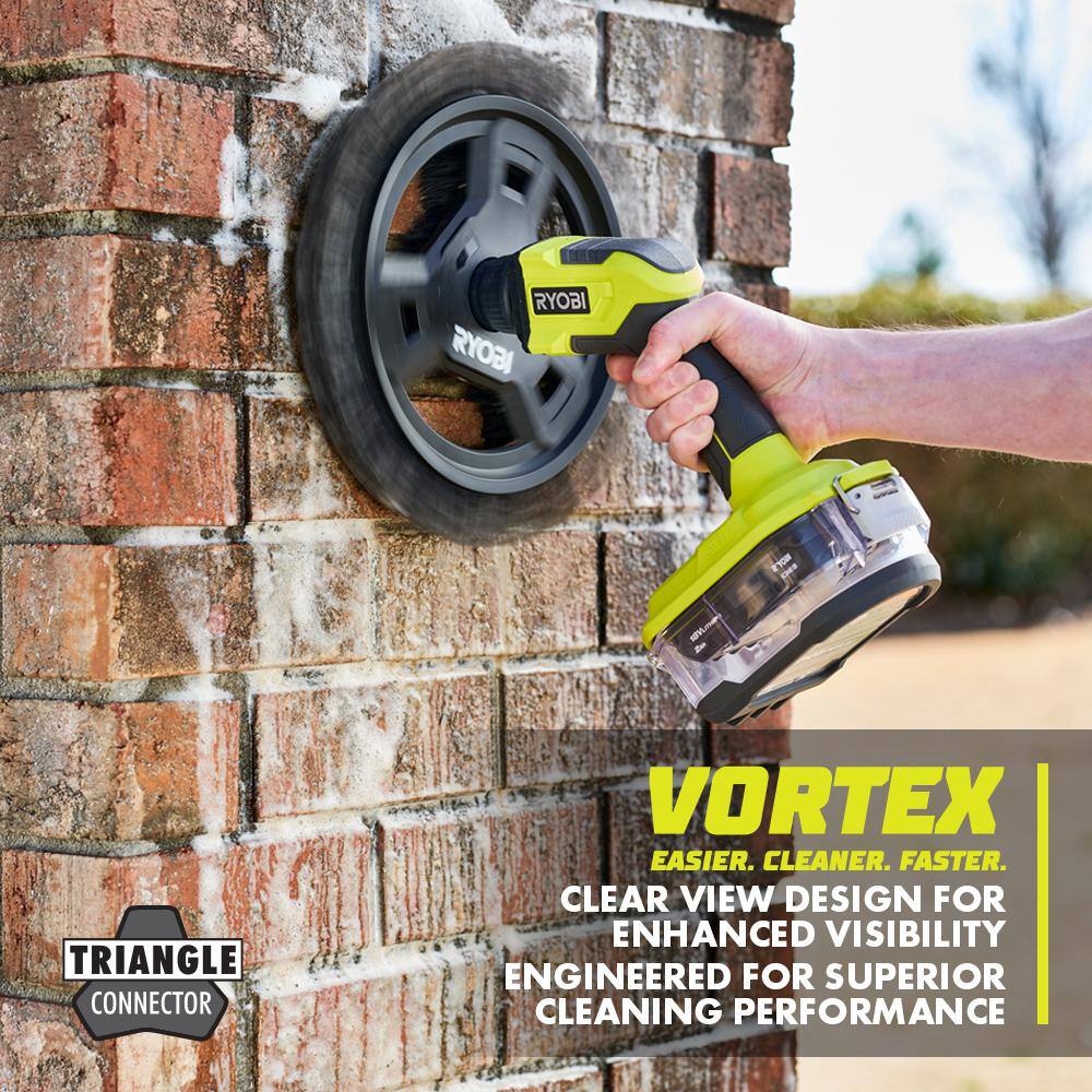 RYOBI 11 in. VORTEX Hard Bristle Brush A95HRB11