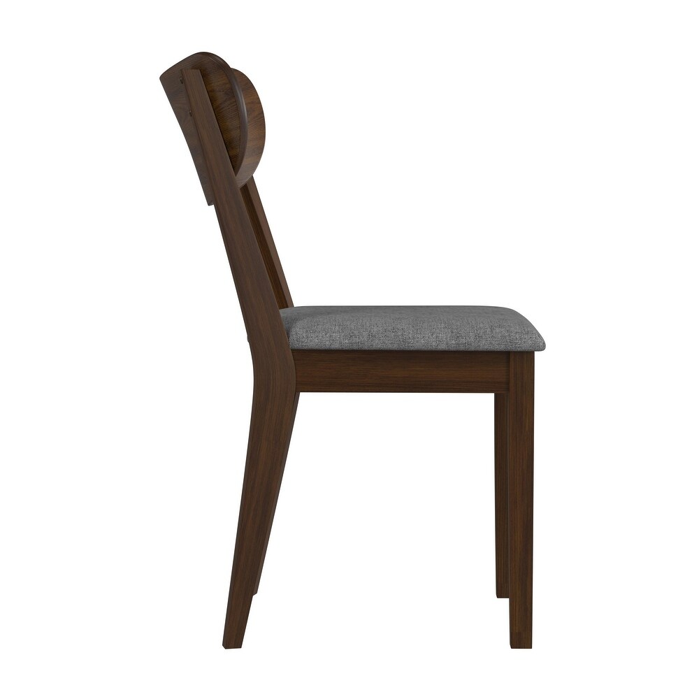 Hillsdale San Marino Side Dining Chair with Wood Back  Set of 2   22.5\