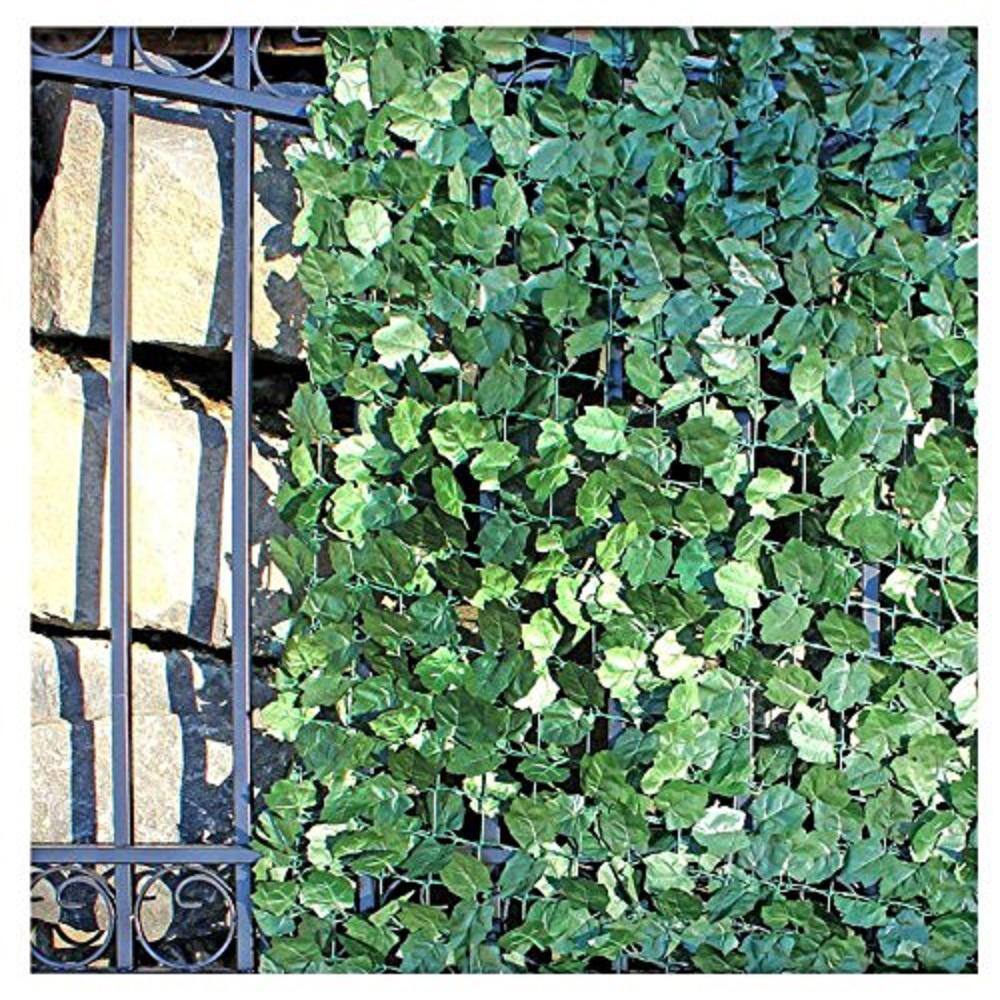 ALEKO 3-14 ft. x 7-34 ft. Faux Ivy Privacy Artificial Garden Fence Screen SCRN94X39INDG-HD