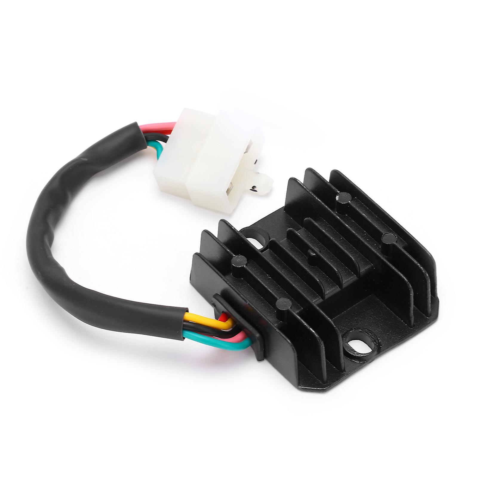 Voltage Regulator Rectifier 5wires Plug Replacement For Gy6 125cc 150cc Scooter