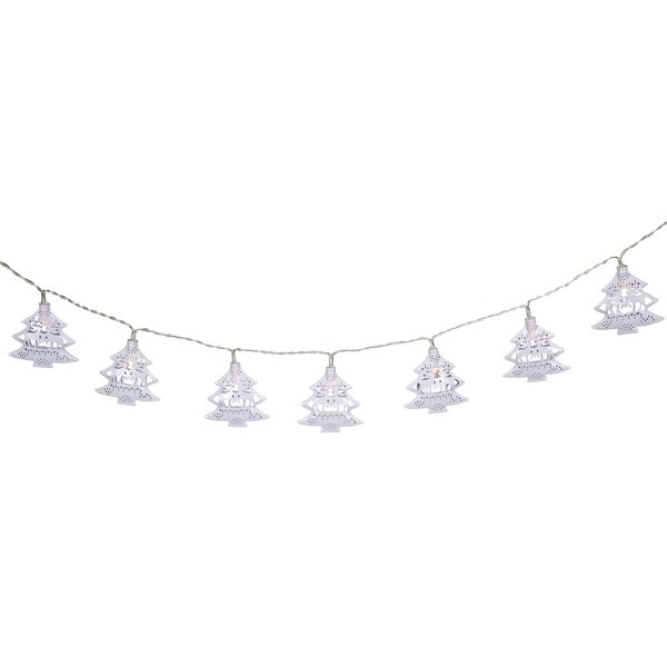 10 B/O LED Warm White Christmas Tree with Deer Lights