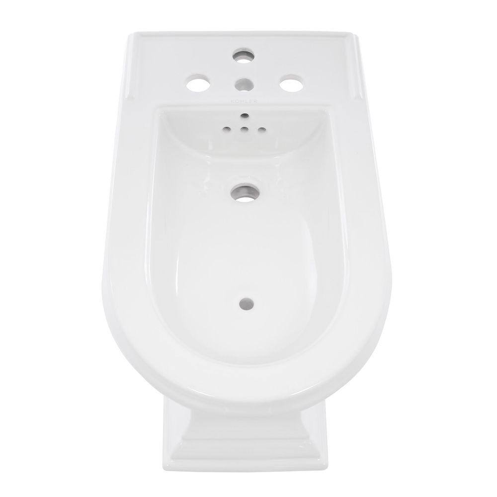 KOHLER Memoirs Elongated Bidet in White K-4886-0