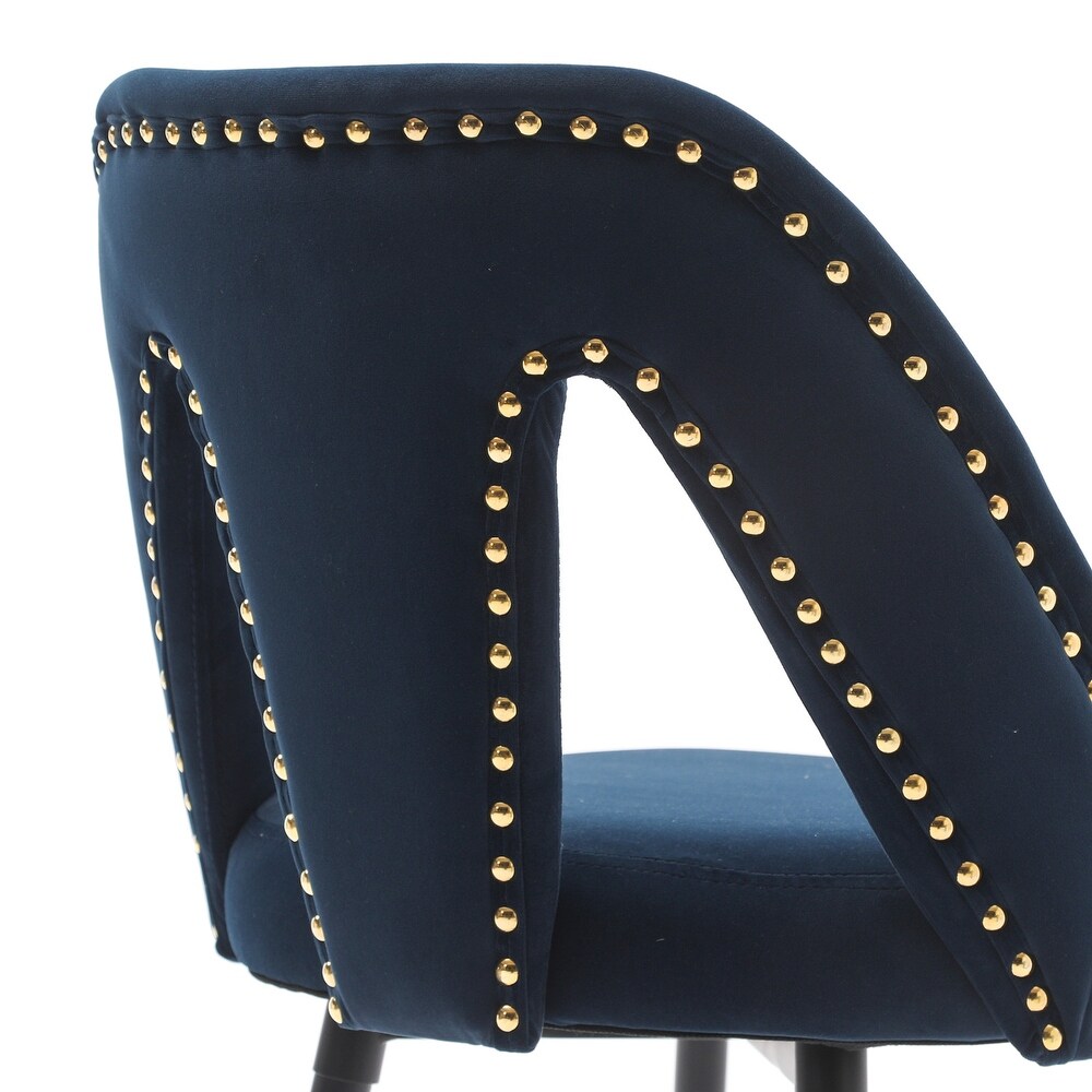 Contemporary Velvet Upholstered 28\