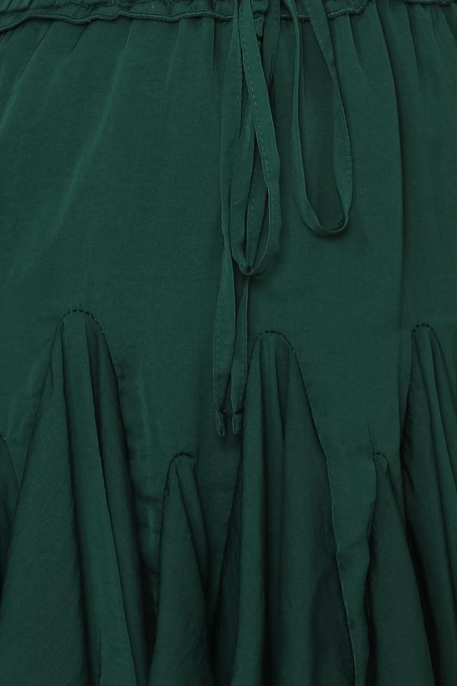 Live For Danger Skirt Forest Green