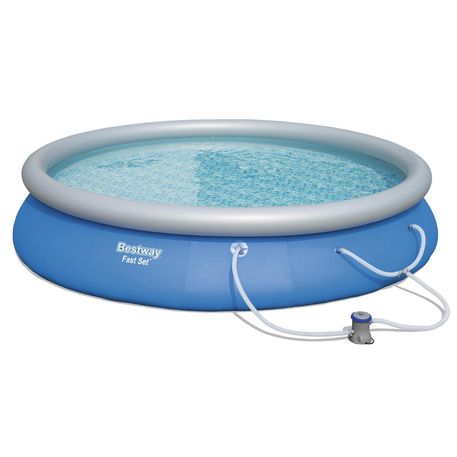 Bestway 8211 Fast Set 15 Feet x 33 Inches Pool Set  Crowdfused