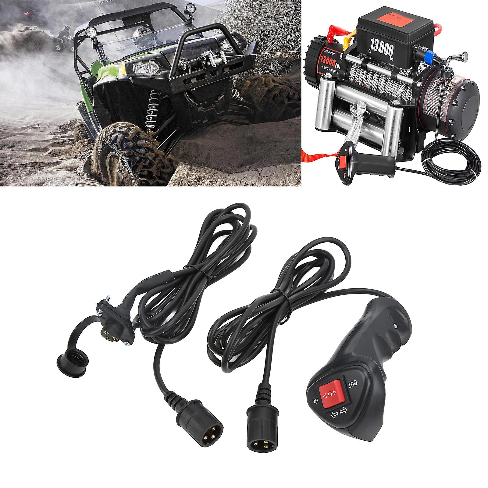 Winch Remote Controller Handheld Electric Universal Control Switch For Offroad Vehicle