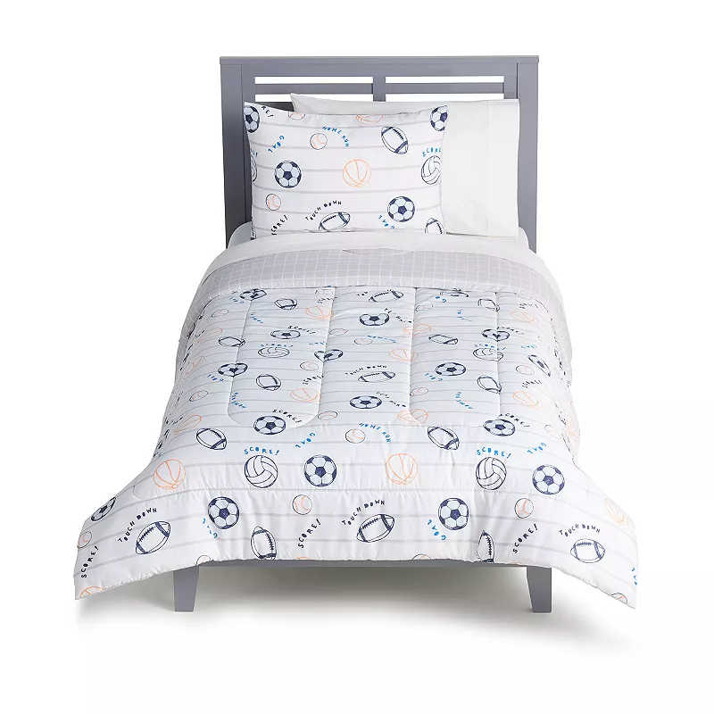 The Big One Kids? Bode Sports Reversible Comforter Set with Shams