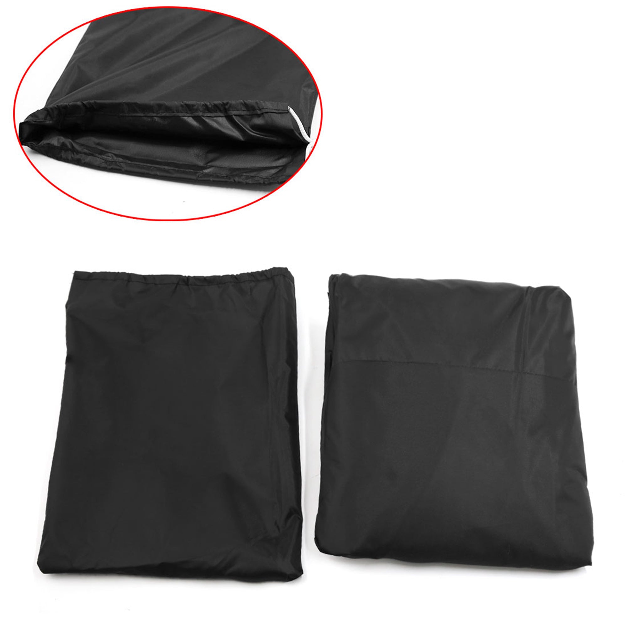 XXL 180T Black Motorcycle Cover For Harley Davidson Heritage Softail Classic FLSTC