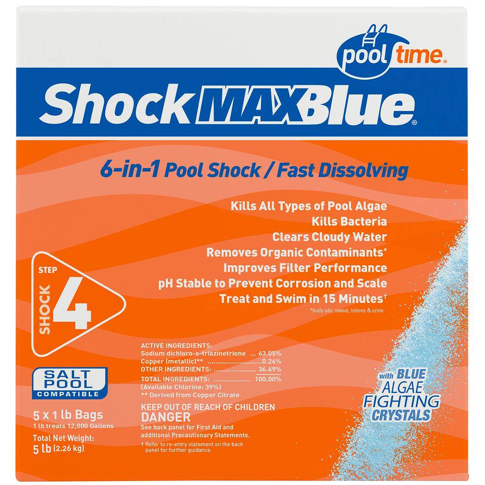 Pool Time MAXBlue2 5 lbs. Shock (1 lb. 5-Pack) 30005PTM