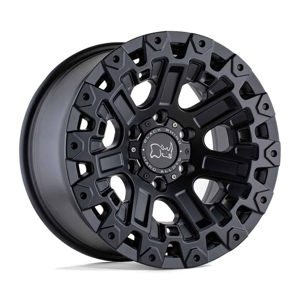 Black Rhino BLZRK 17X9.5 6X5.5 M-BLK -18MM