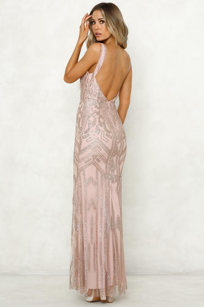 Look At The Stars Maxi Dress Bronze