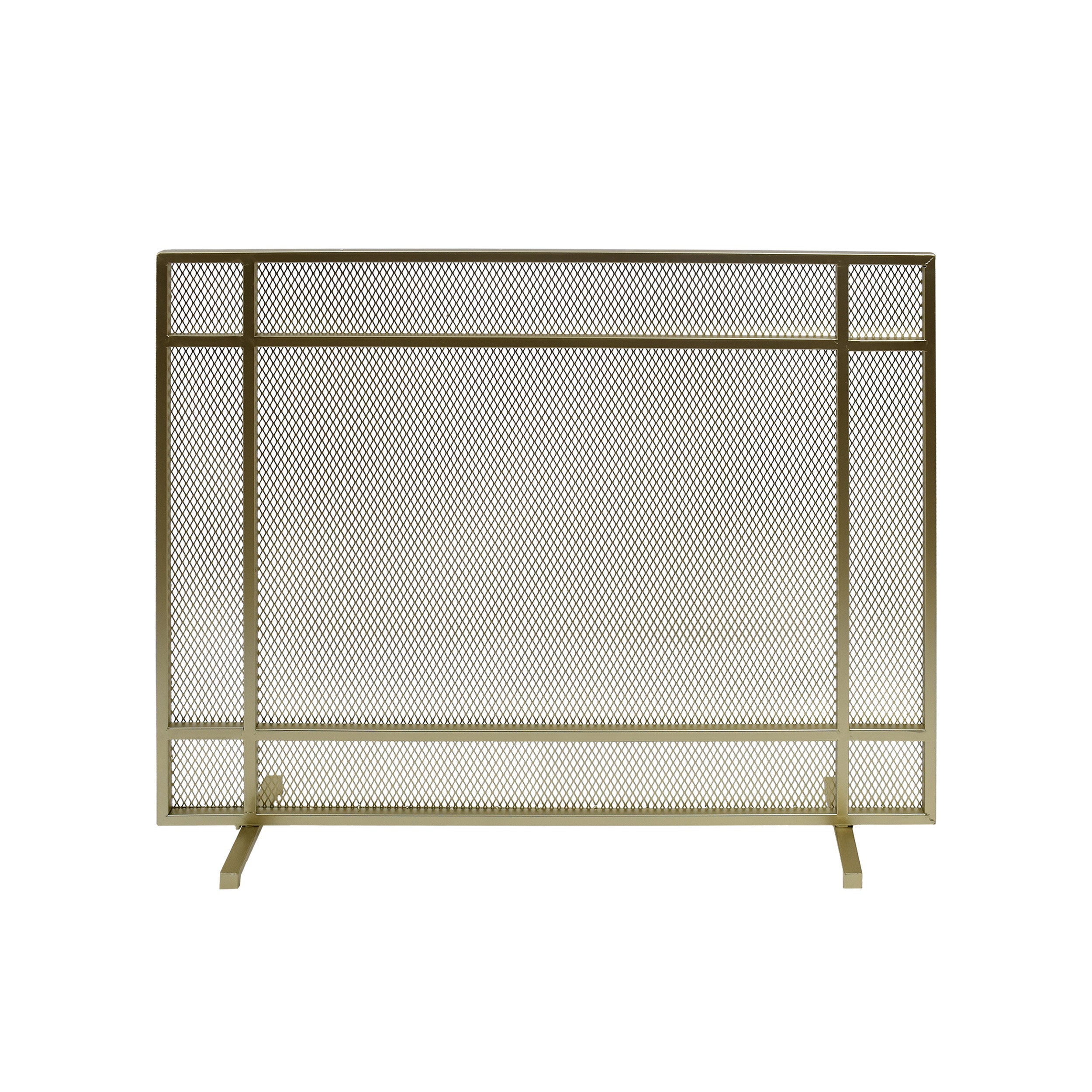 Markus Modern Single Panel Iron Firescreen