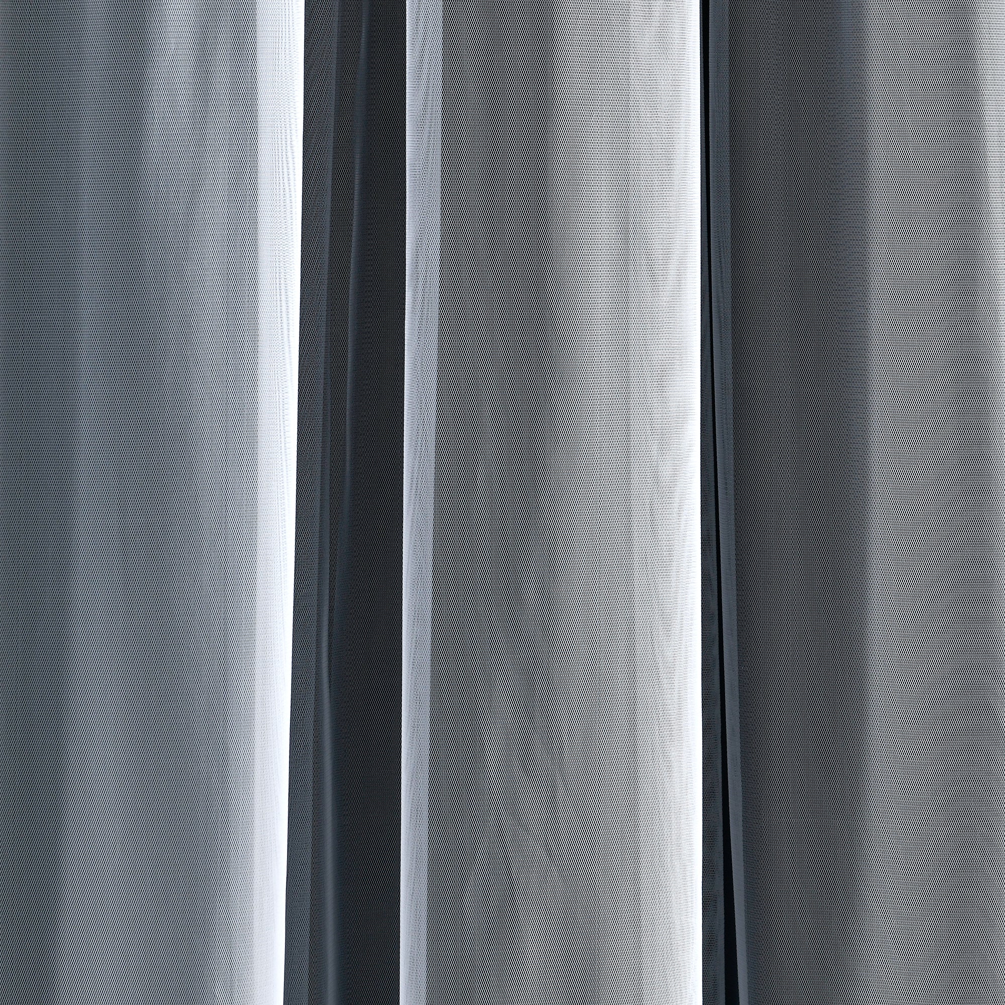 Grommet Sheer With Insulated Blackout Lining Curtain Panel Set