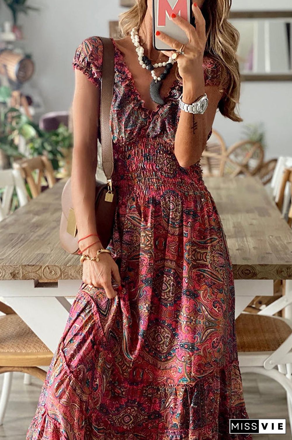 Endless Love Story Paisley Maxi Dress