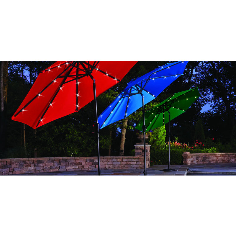 SOLAR UMBRELLA 9'RYL BLU