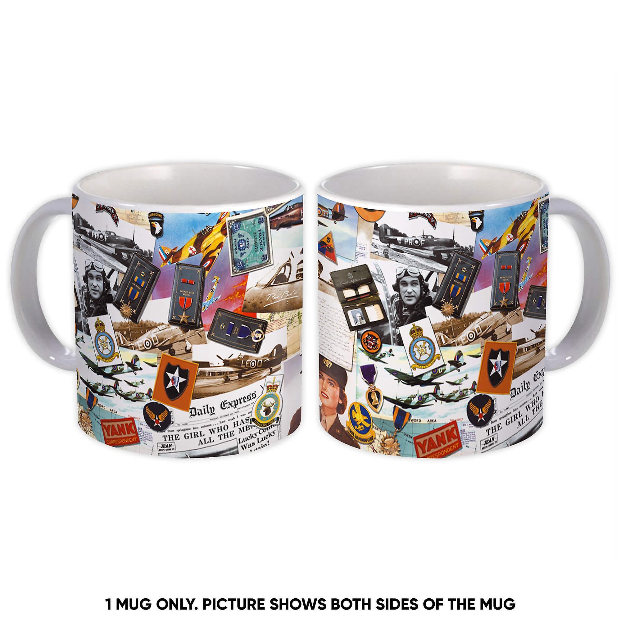 Gift Mug: Military Rewards Newspapers Retro