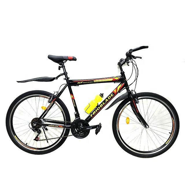 26 Inch 21 speed Double disc steel or aluminium alloy mountain bike male and female suspension cycling Bicycle