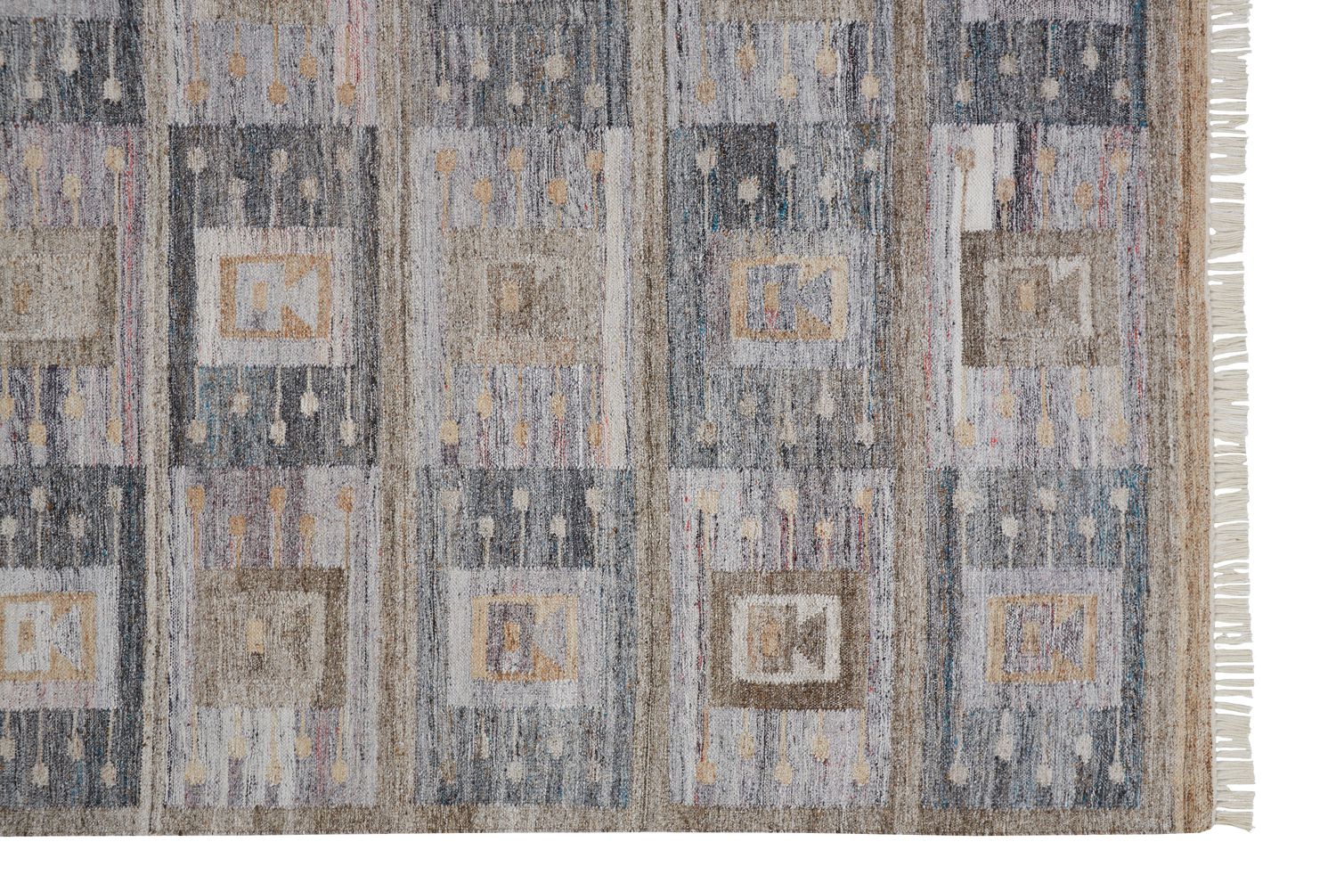 Elstow Hand Woven Gray and Tan Rug by BD Fine