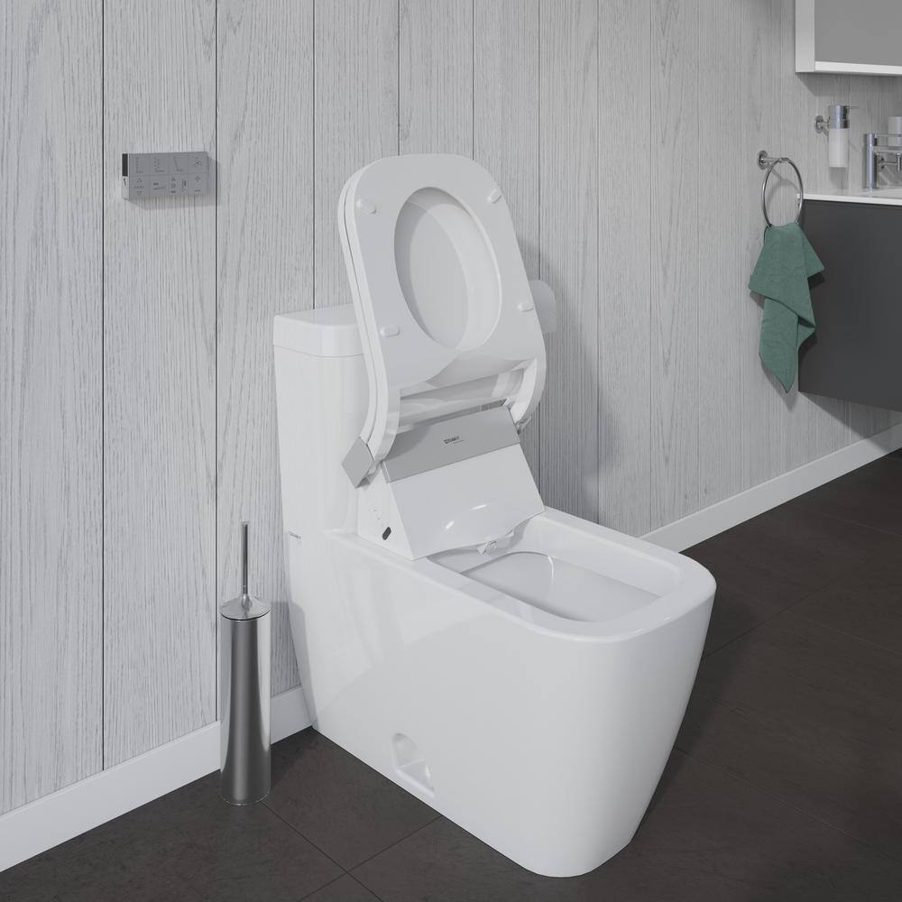 Duravit SensoWash Starck Electric Bidet Seat for Elongated Toilet in White 610300001001300