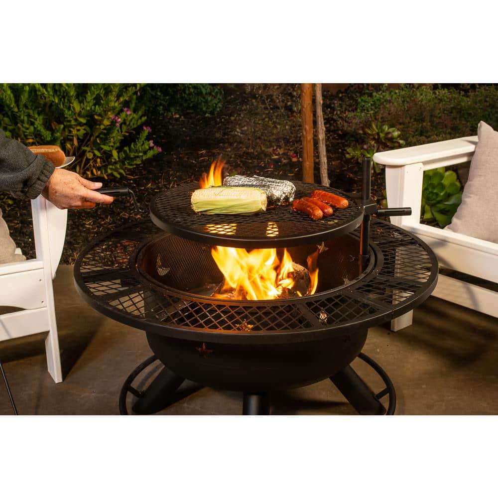 Sterling Oaks Nightstar 327 in Fire Pit with Grill and Poker