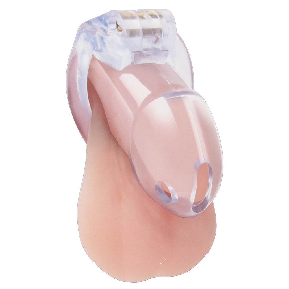 Lockmaster 3.5 Inch Side Lock Resin Cock Cage in Clear