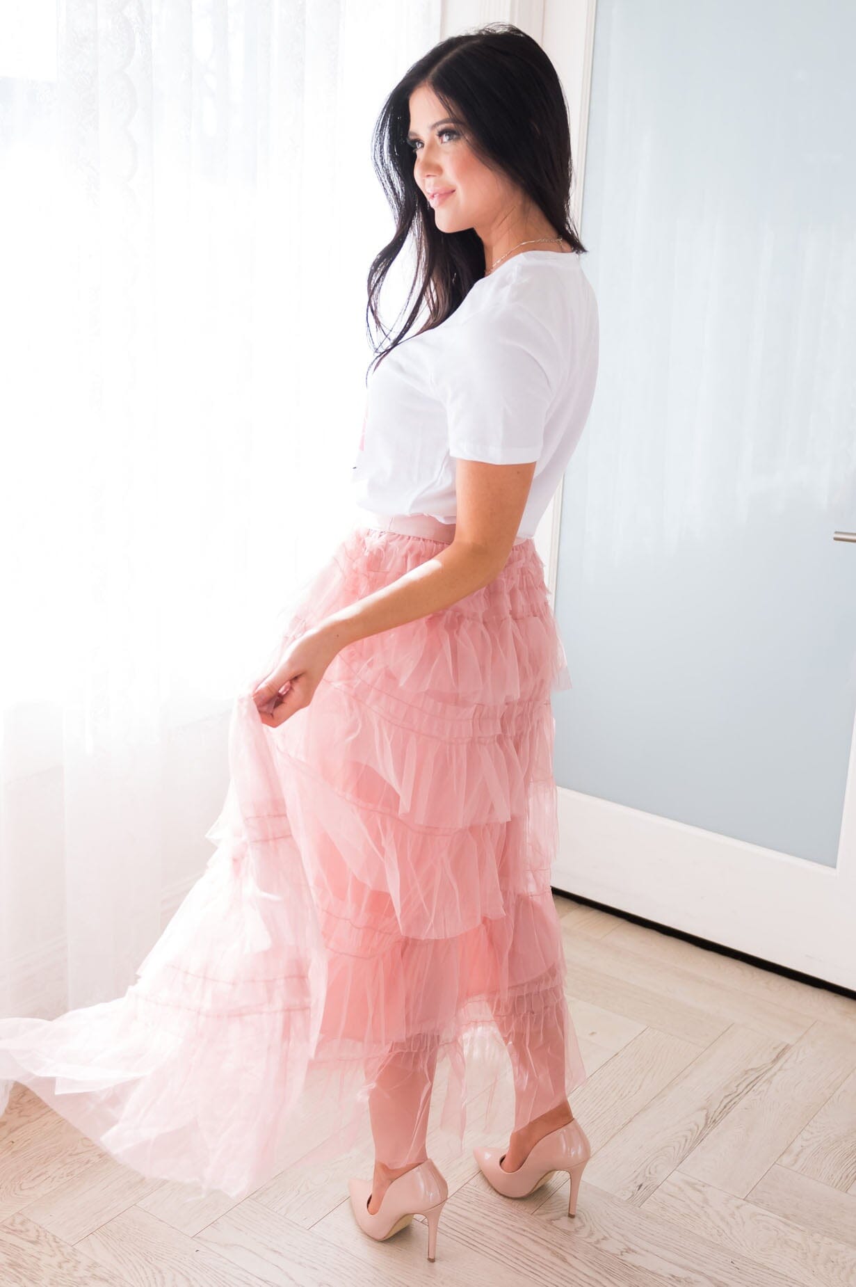 It's All About The Tiers Modest Tulle Skirt