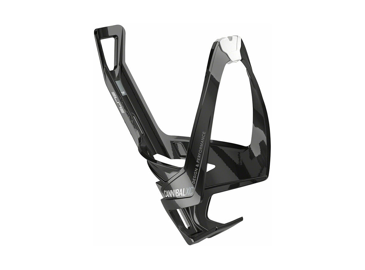Elite Cannibal XC Water Cage - Gloss Black-White