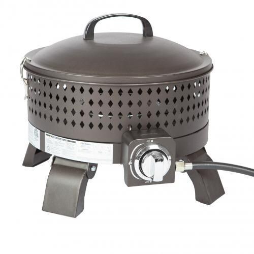 Ultimate Patio 19-Inch 60，000 BTU Propane Portable Fire Pit Campfire