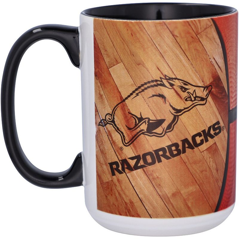 Arkansas Razorbacks 15oz. Basketball Mug