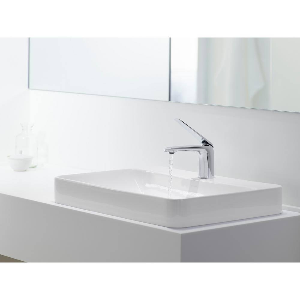 KOHLER Vox Vitreous China Vessel Sink in White with Overflow Drain K-2660-1-0