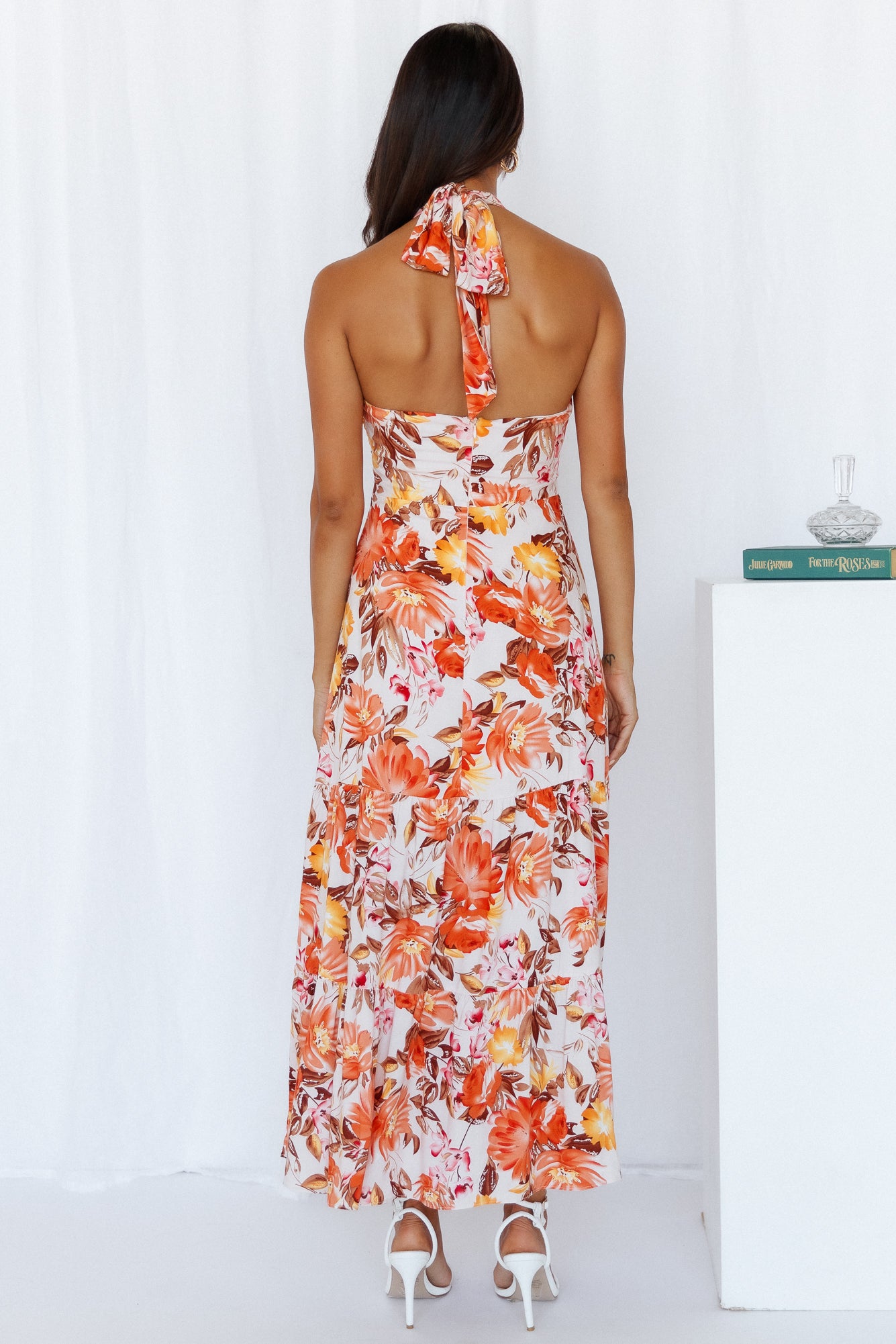 Love Loop Midi Dress Orange