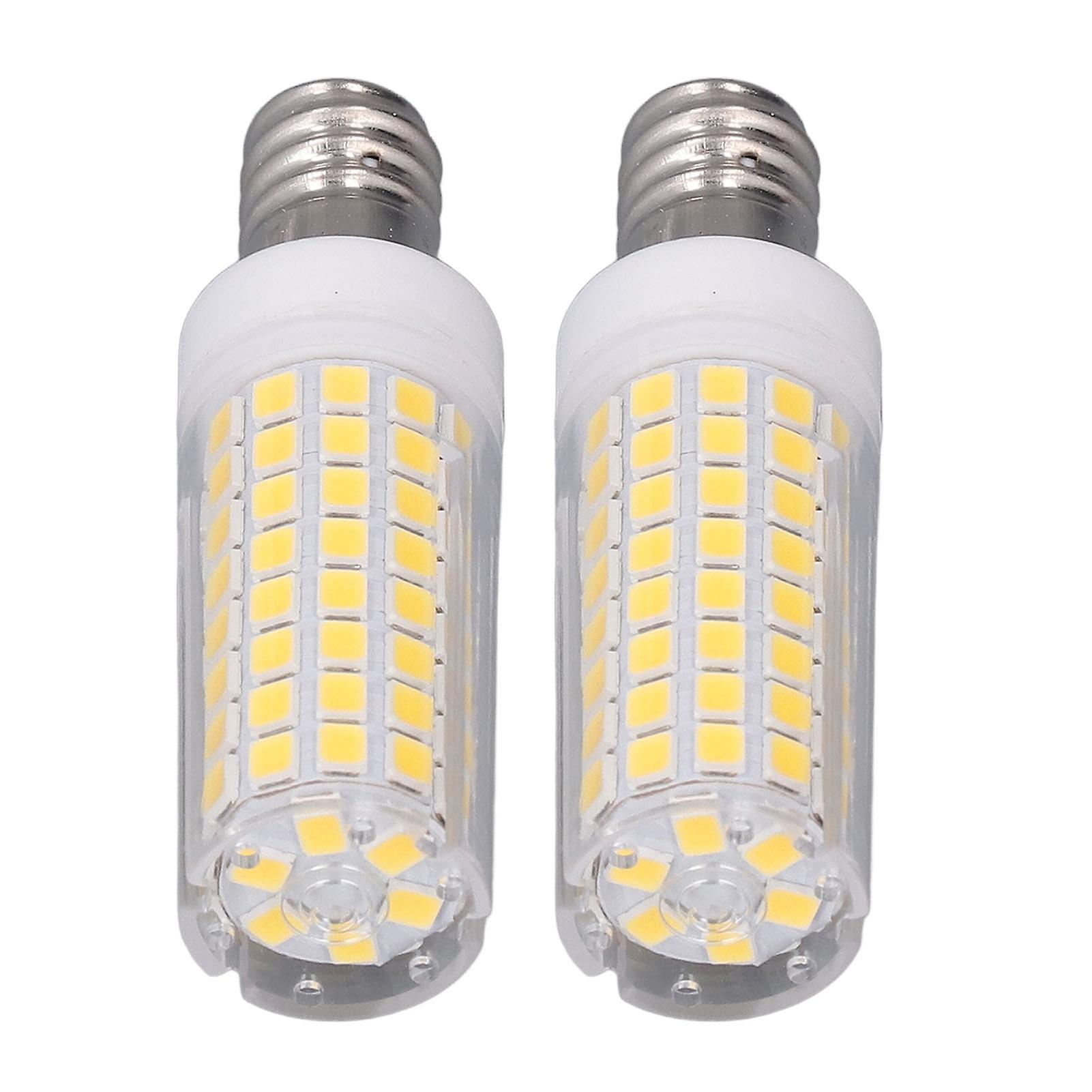 2 PCS LED Corn Bulb 102 LEDs 10W Dimmable PC Ceramic Energy Saving E12 Bulb for Home Lighting AC 100 to 120V Natural Light