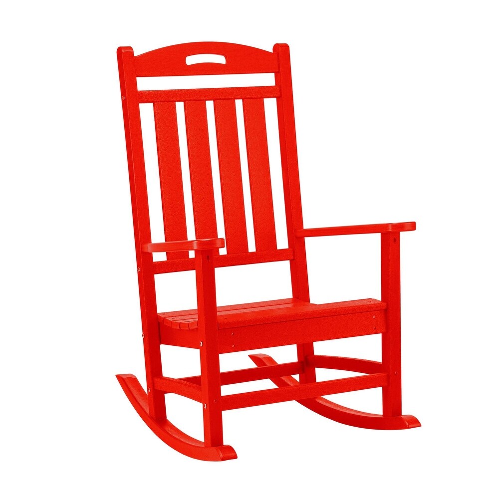 Polydun Outdoor Plastic Rocking Chair