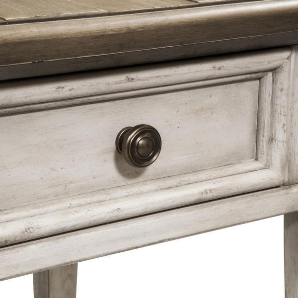 Heartland Antique White 1-drawer End Table